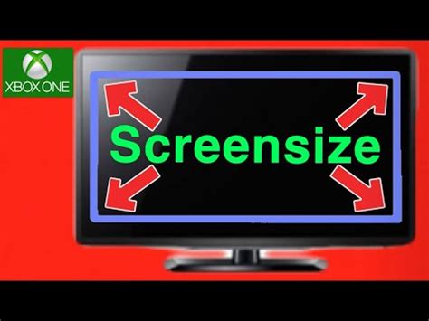 how do you change the screen size on xbox one|xbox one screen size adjustment.